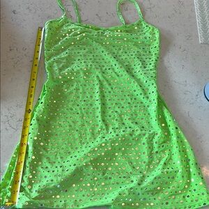 NWOT Bal Togs Dance Sequin Spaghetti Strap Dress Small